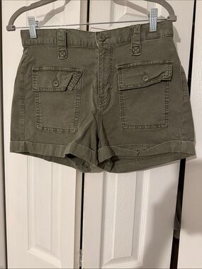 American Eagle Outfitters Olive Utility Cargo Shorts